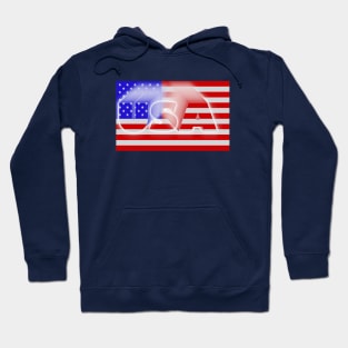 USA 3D Flag Hoodie